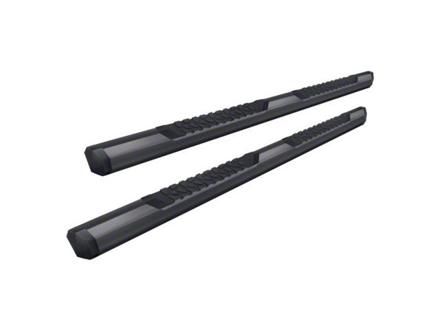 GEM Tubes Octa Series Nerf Side Step Bars; Textured Black (03-09 RAM 3500 Quad Cab)