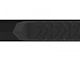 GEM Tubes Octa Series Nerf Side Step Bars; Textured Black (03-09 RAM 3500 Mega Cab)