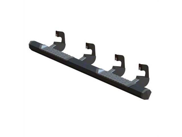 GEM Tubes Octa Series Nerf Side Step Bars; Textured Black (14-18 Sierra 1500 Crew Cab)