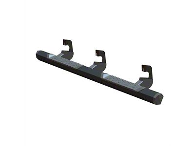 GEM Tubes Octa Series Nerf Side Step Bars; Textured Black (15-19 6.0L Sierra 2500 HD Double Cab)