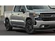 GEM Tubes Octa Series Nerf Side Step Bars; Textured Black (20-24 6.6L Gas Sierra 2500 HD Crew Cab)