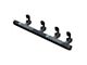 GEM Tubes Octa Series Nerf Side Step Bars; Textured Black (07-14 6.0L Sierra 3500 HD Crew Cab)