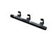 GEM Tubes Octa Series Nerf Side Step Bars; Textured Black (15-19 6.0L Sierra 3500 HD Double Cab)