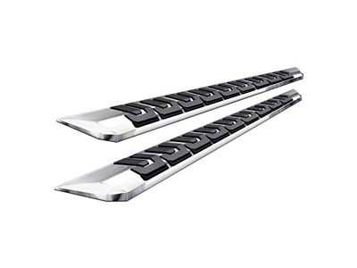 GEM Tubes T3 Series Running Boards; Chrome (19-24 Silverado 1500 Double Cab)