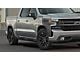 GEM Tubes Octa Series Nerf Side Step Bars; Textured Black (20-24 6.6L Gas Silverado 2500 HD Crew Cab)