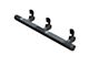 GEM Tubes Octa Series Nerf Side Step Bars; Textured Black (07-14 6.0L Silverado 3500 HD Extended Cab)