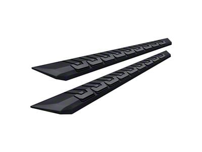 GEM Tubes T3 Series Running Boards; Black (15-19 6.0L Silverado 3500 HD Regular Cab)