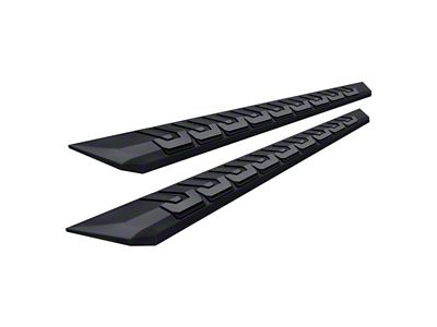 GEM Tubes T3 Series Running Boards; Black (15-19 6.0L Silverado 3500 HD Double Cab)