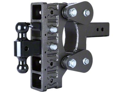 Gen-Y Hitch The BOSS Torsion-Flex 21K Adjustable 3-Inch Receiver Hitch Dual-Ball Mount with Pintle Kit; 9-Inch Drop (Universal; Some Adaptation May Be Required)