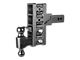 Gen-Y Hitch Mega-Duty 32K Adjustable 2.50-Inch Receiver Hitch Dual-Ball Mount with Pintle Lock; 6-Inch Offset Drop (Universal; Some Adaptation May Be Required)