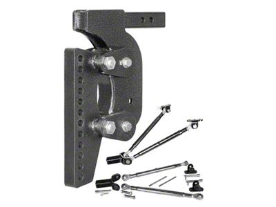 Gen-Y Hitch The BOSS Torsion-Flex 16K Adjustable 2-Inch Weight Distribution Receiver Hitch Shank with Stabilizer Bars; 15.50-Inch Drop (Universal; Some Adaptation May Be Required)
