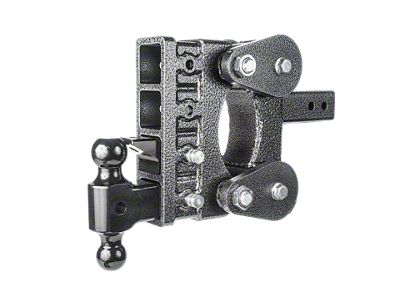 Gen-Y Hitch The BOSS Torsion-Flex 21K Adjustable 3-Inch Receiver Hitch Dual-Ball Mount with Pintle Kit; 6-Inch Drop (Universal; Some Adaptation May Be Required)