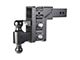 Gen-Y Hitch Mega-Duty 10K Adjustable 2-Inch Receiver Hitch Dual-Ball Mount with Pintle Lock; 5-Inch Drop (Universal; Some Adaptation May Be Required)