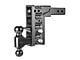 Gen-Y Hitch Mega-Duty 16K Adjustable 2-Inch Receiver Hitch Dual-Ball Mount with Pintle Lock and Stabilizer Bars; 17.50-Inch Drop (Universal; Some Adaptation May Be Required)