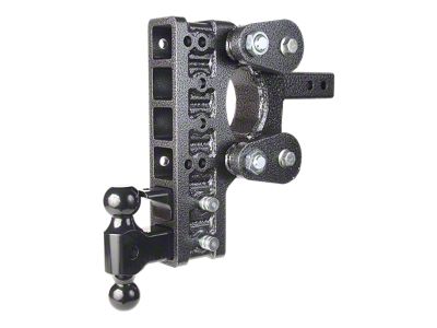 Gen-Y Hitch The BOSS Torsion-Flex 16K Adjustable 2-Inch Receiver Hitch Dual-Ball Mount with Pintle Lock; 10-Inch Drop (Universal; Some Adaptation May Be Required)