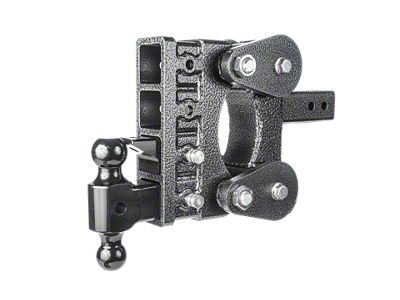 Gen-Y Hitch The BOSS Torsion-Flex 21K Adjustable 2.50-Inch Receiver Hitch Dual-Ball Mount with Pintle Lock; 6-Inch Drop (Universal; Some Adaptation May Be Required)