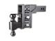 Gen-Y Hitch Mega-Duty 21K Adjustable 2.50-Inch Receiver Hitch Dual-Ball Mount with Pintle Lock; 6-Inch Drop (Universal; Some Adaptation May Be Required)