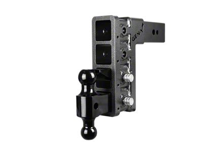 Gen-Y Hitch Mega-Duty 32K Adjustable 3-Inch Receiver Hitch Dual-Ball Mount with Pintle Lock; 9-Inch Drop (Universal; Some Adaptation May Be Required)