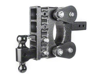 Gen-Y Hitch The BOSS Torsion-Flex 21K Adjustable 3-Inch Receiver Hitch Dual-Ball Mount with Pintle Kit; 6-Inch Drop (Universal; Some Adaptation May Be Required)