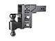 Gen-Y Hitch Mega-Duty 32K Adjustable 3-Inch Receiver Hitch Dual-Ball Mount with Pintle Lock; 6-Inch Offset Drop (Universal; Some Adaptation May Be Required)