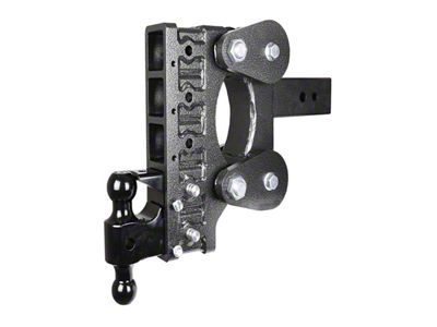 Gen-Y Hitch The BOSS Torsion-Flex 21K Adjustable 3-Inch Receiver Hitch Dual-Ball Mount with Pintle Kit; 9-Inch Drop (Universal; Some Adaptation May Be Required)