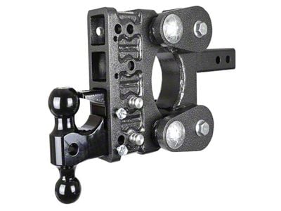 Gen-Y Hitch The BOSS Torsion-Flex 16K Adjustable 2.50-Inch Receiver Hitch Dual-Ball Mount with Pintle Lock; 5-Inch Drop (Universal; Some Adaptation May Be Required)