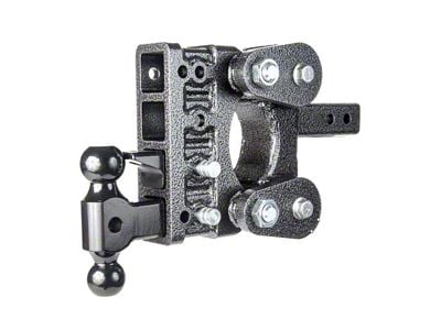 Gen-Y Hitch The BOSS Torsion-Flex 16K Adjustable 2-Inch Receiver Hitch Dual-Ball Mount with Pintle Lock; 5-Inch Drop (Universal; Some Adaptation May Be Required)