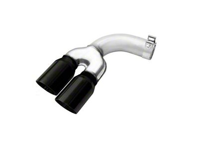 GM Direct Fit Exhaust Tips; 3.75-Inch; Black Chrome (19-24 5.3L Sierra 1500)