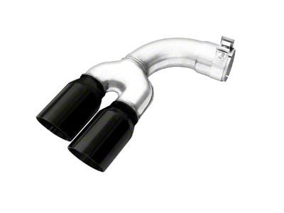 GM Direct Fit Exhaust Tips; 3.75-Inch; Black Chrome (19-24 3.0L Duramax Sierra 1500)