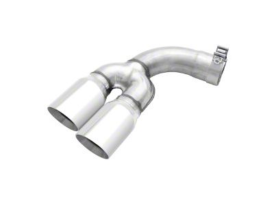 GM Direct Fit Exhaust Tips; 3.75-Inch; Polished (19-24 3.0L Duramax Sierra 1500)