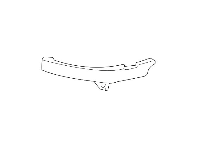GM Bumper to Body Filler Panel; Front Right; Outer (99-06 Sierra 1500)