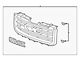 GM Grille; Assembly; Chrome; Without Appearance Package (07-13 Sierra 1500)