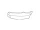 GM Front Bumper to Body Filler Panel; Driver Side; Primed (15-19 Sierra 2500 HD)