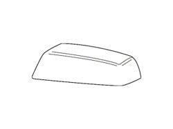 GM Mirror Cover; Passenger Side; Primed (15-19 Sierra 2500 HD)