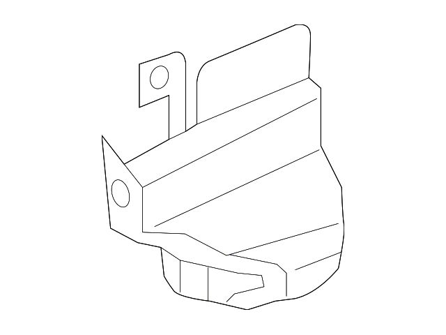 GM Bumper Air Shield; Front Lower (15-19 Sierra 3500 HD)