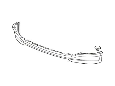 GM Bumper Valance / Grille Kit; Front (15-19 Sierra 3500 HD)