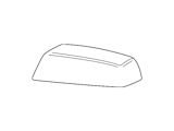 GM Mirror Cover; Passenger Side; Primed (15-19 Sierra 3500 HD)