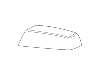 GM Mirror Cover; Passenger Side; Primed (15-19 Sierra 3500 HD)