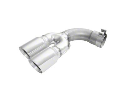 GM Direct Fit Exhaust Tips; 3.75-Inch; Polished (19-24 2.7L Silverado 1500)