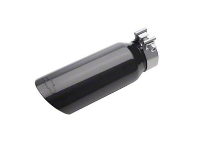 GM Exhaust Tip; 4-Inch; Black Chrome (14-18 6.2L Silverado 1500)