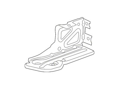 GM Bumper Bracket; Rear Right; Impact Barl With Corner Step (14-18 Silverado 1500)