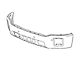 GM Front Bumper Face Bar without Fog Light Openings; Chrome (14-15 Silverado 1500)