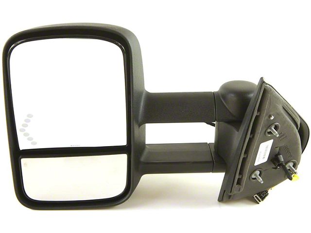 GM Door Mirror Set; Left; Power; Trailer Tow Type; Assembly (07-13 Silverado 1500)