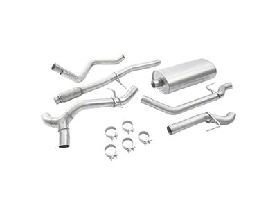 GM Performance Dual Exhaust System with Polished Tips; Rear Exit (19-24 5.3L Silverado 1500)