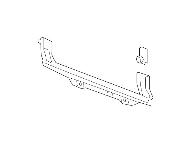 GM Bumper Bracket; Front; Face Bar; Center (2020 Silverado 2500 HD)