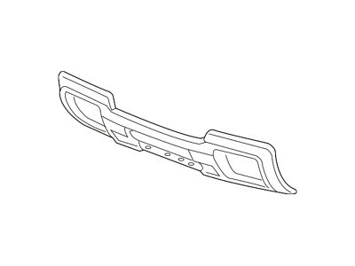 GM Bumper Cover Molding; Front; Painted; Skid Plate (15-19 Silverado 2500 HD)