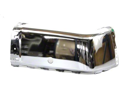 GM Bumper Extension; Rear Left Outer; With Rear Object Sensor; Chrome (07-14 Silverado 2500 HD)