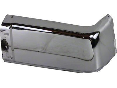 GM Bumper Extension; Rear Left Outer; Without Rear Object Sensor; Chrome (07-14 Silverado 2500 HD)