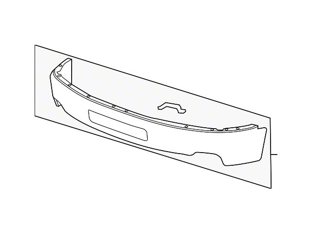 GM Front Bumper Face Bar with Fog Light Openings; Chrome (11-14 Silverado 2500 HD)
