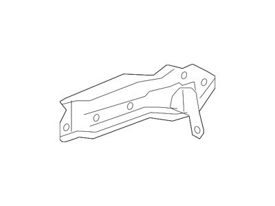 GM Fender Brace; Front Left; Rear Upper Bracket (15-19 Silverado 2500 HD)